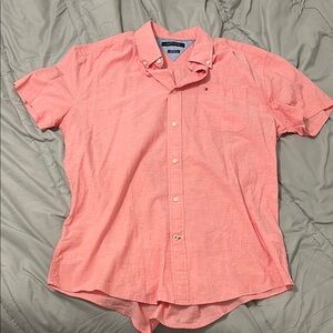Tommy Hilfiger Pink Casual Button Down Shirt